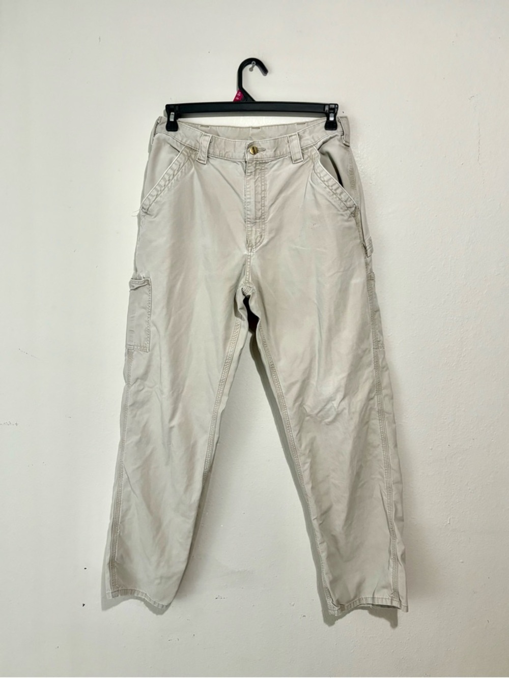 Carhartt Men's carpenter classic utility pockets relaxed fit woven logo 33x32